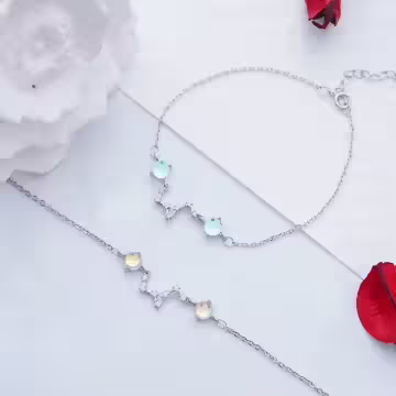 925銀飾×雙晶北斗七星×鎖骨項鍊