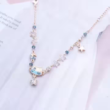 炫彩貓臉星月×手鍊