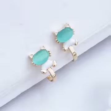 是在HELLO貓×三角耳夾×共二色