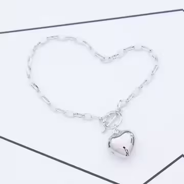 個性光面愛心×手鍊