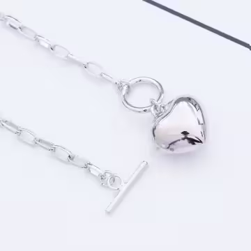 個性光面愛心×手鍊