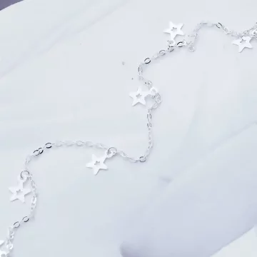 925銀飾×清新五角星×腳鍊 .avif