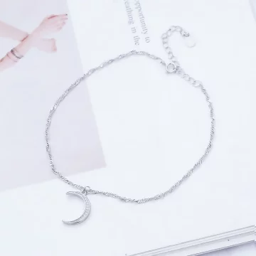 925銀飾×上弦月×腳鍊 .avif