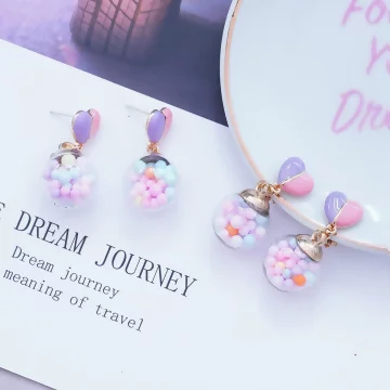 繽樂愛心糖果圓珠×吊墜耳環.avif
