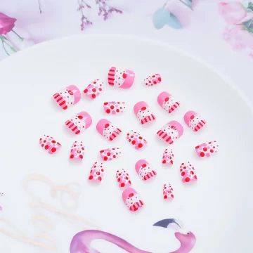 兒童×甜點蛋糕亮面×穿戴式手指甲片×二十四入.avif