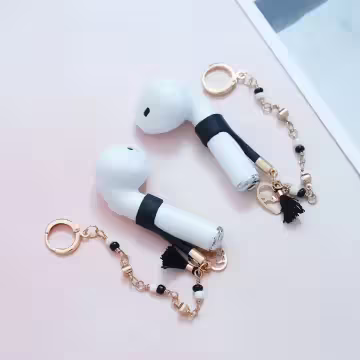 LOVE黑流蘇×無線耳機防丟耳扣