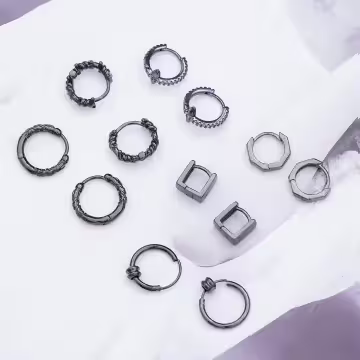 黑槍六角螺帽×耳扣