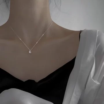 925銀飾×水滴彎彎×鎖骨項鍊.avif