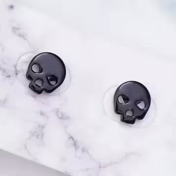 個性骷髏頭×磁吸耳夾/裝飾小物