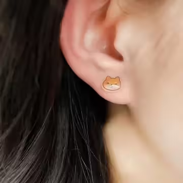 可愛柴柴×磁吸耳夾/裝飾小物
