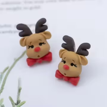小麋鹿好萌×耳環