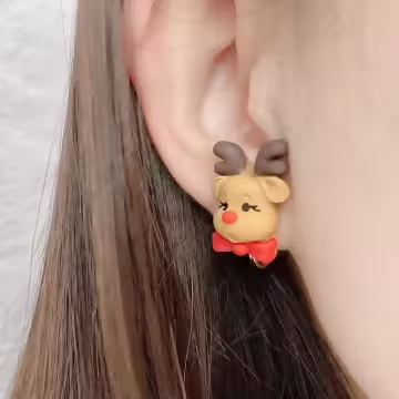 小麋鹿好萌×耳環