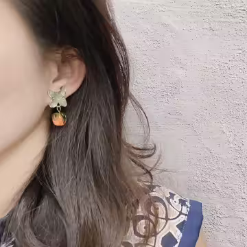 柿柿如意×吊墜耳環