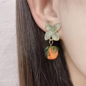 柿柿如意×吊墜耳環