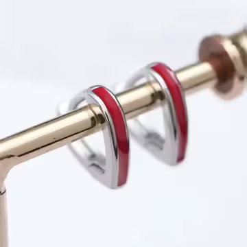 心型簡約紅線×耳扣