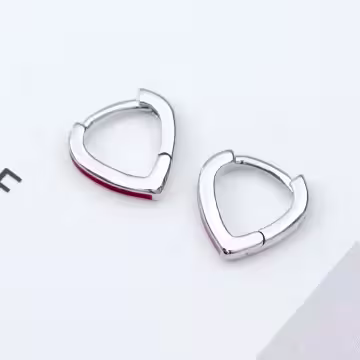 心型簡約紅線×耳扣