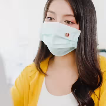 玫瑰花×口罩薰香磁釦×附八片綿芯×共三色