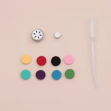 玫瑰花×口罩薰香磁釦×附八片綿芯×共三色