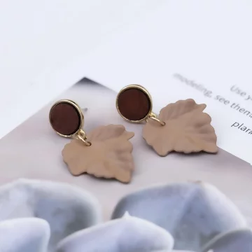 楓葉圓木片×吊墜耳環.avif