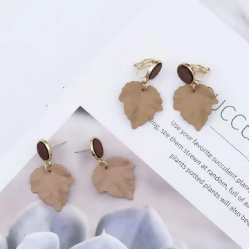 楓葉圓木片×吊墜耳環.avif
