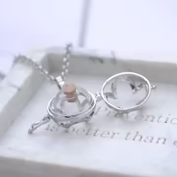 四葉幸運草×薰香玻璃寶瓶×長項鍊