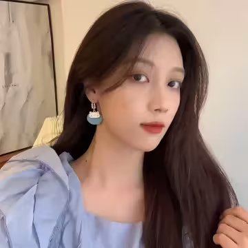 萌貓肉蹼馬卡龍珍珠×不對稱吊墜耳環