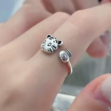 925銀飾×小老虎福袋×開口戒指