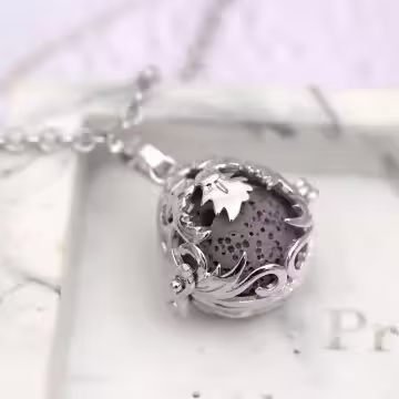 花精靈×薰香火山石×長項鍊