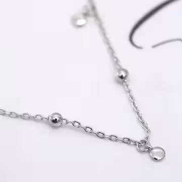 925銀飾×極簡小圓珠×鎖骨項鍊