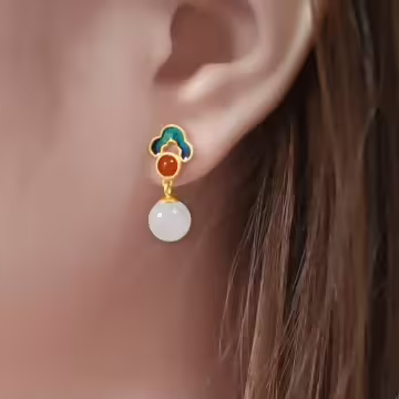 古典祥雲×吊墜耳環