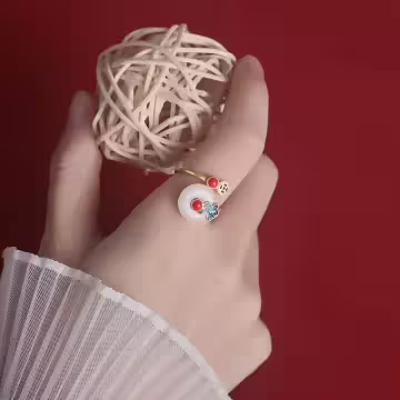 古典祥雲×開口戒指