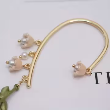 鈴蘭花甜美流蘇×單邊耳掛