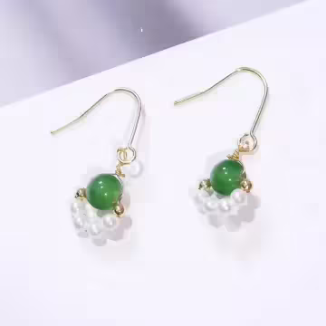 小家碧玉×吊墜耳勾