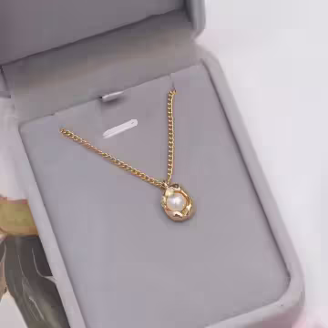 金珠×鎖骨項鍊