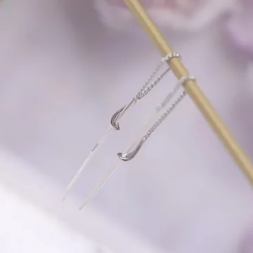 925銀針×水滴型彎勾×耳線.avif