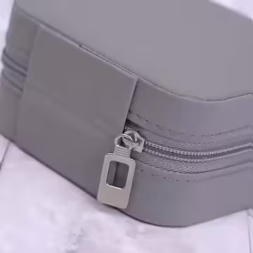 細紋皮革×拉鍊飾品盒×煙灰