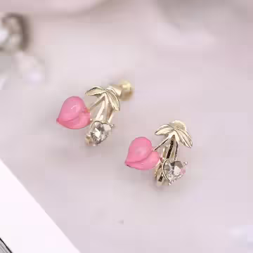 愛心水蜜桃×螺旋耳夾