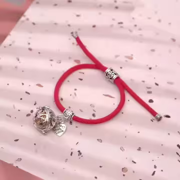 心花怒放×薰香火山石×可調節拉繩手鍊×共二色