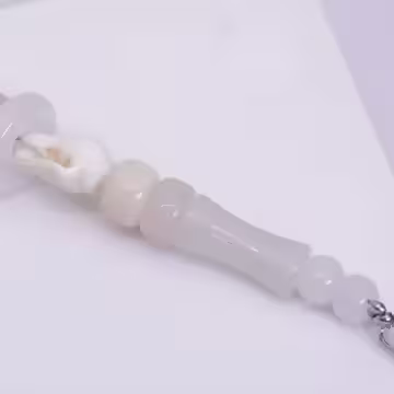 彩色水晶串珠貝殼×手鍊