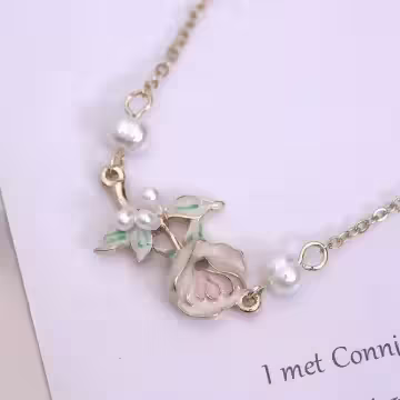 優雅玫瑰花×手鍊