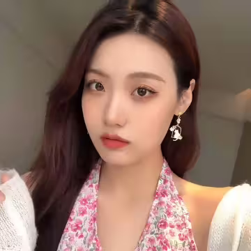 等主人的櫻花貓×不對稱三角耳夾