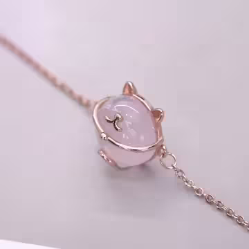 粉萌招財貓×手鍊