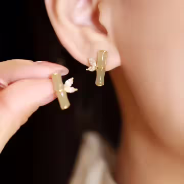 竹報平安&times;耳環
