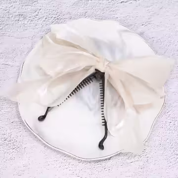 氣質網紗素色×香蕉夾×共二色