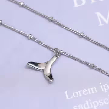 925銀飾×雙層海豚魚尾×腳鍊