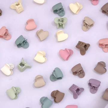 愛心造型小抓夾×五十套件髮夾組.avif