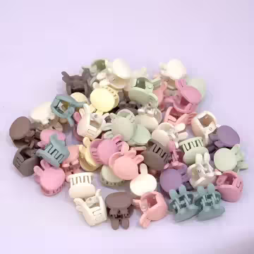 兔兔造型小抓夾×五十套件髮夾組