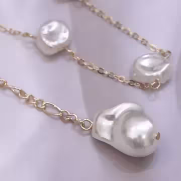 巴洛克珍珠×三層項鍊