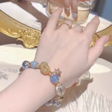 藍色風花雪月×固定式串珠手鍊.avif