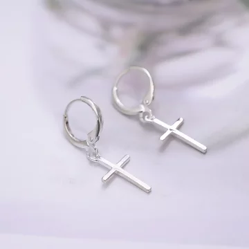 925銀飾×十字×吊墜耳扣.avif